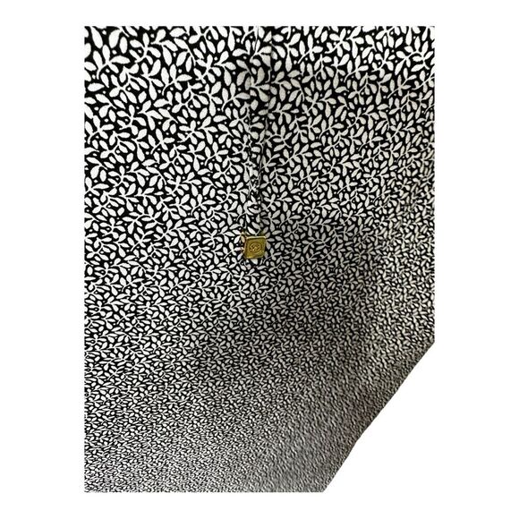 Michael Kors Tank Sheath Dress XS black white print laceup v neck slinky stretch - Picture 11 of 11